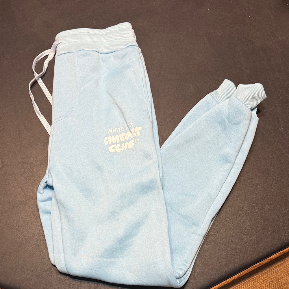 White Fox Boutique Light Blue Kids Joggers